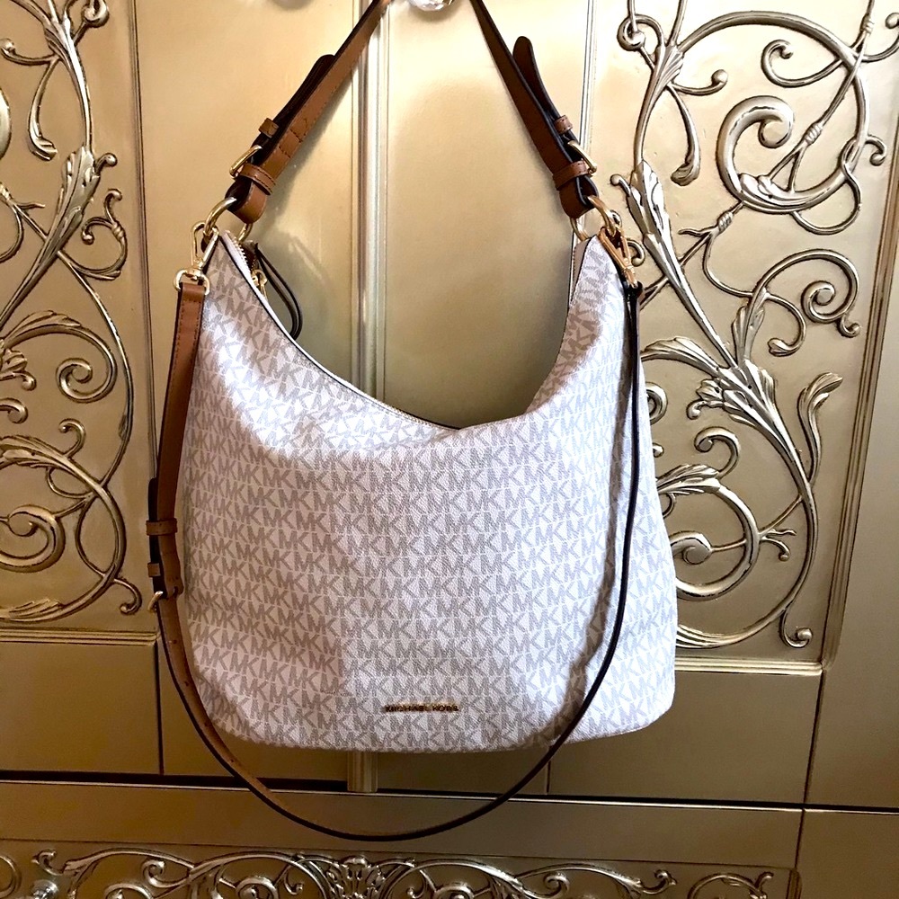Michael Kors Logo Women's Leather Shoulder Tote
